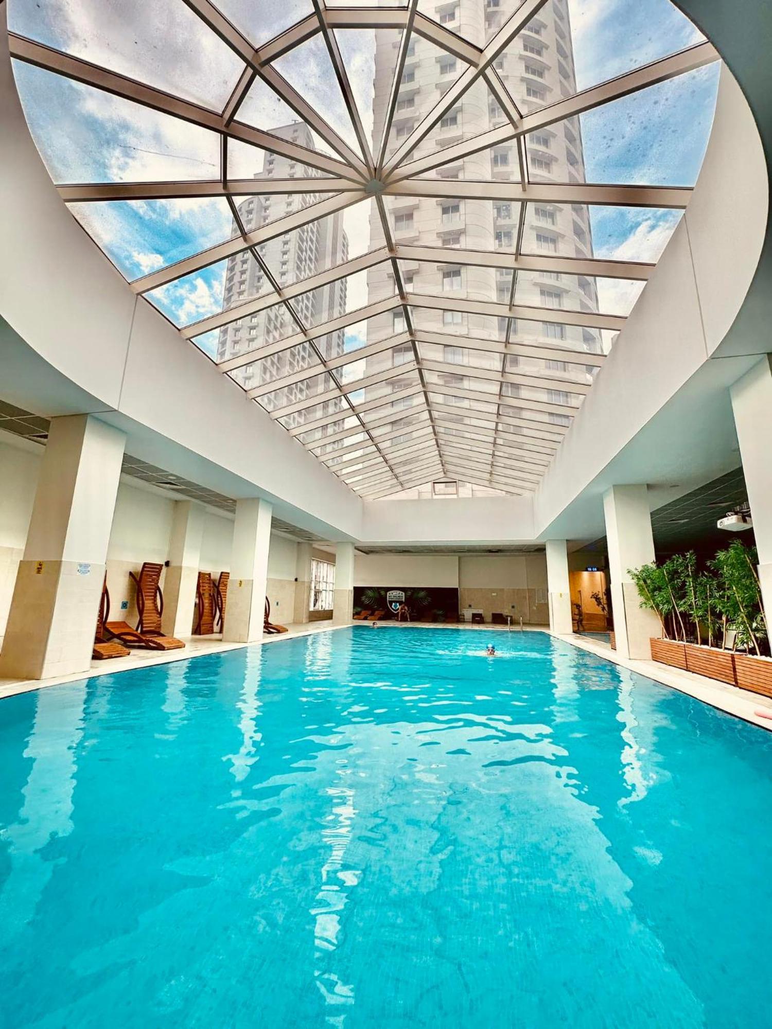 Skopje Sky City 19Th Floor Twin & 12Th Floor & 25Th & 33 Floor Apartments & With Pool & Spa & Gym & Parking Included In Price Ngoại thất bức ảnh